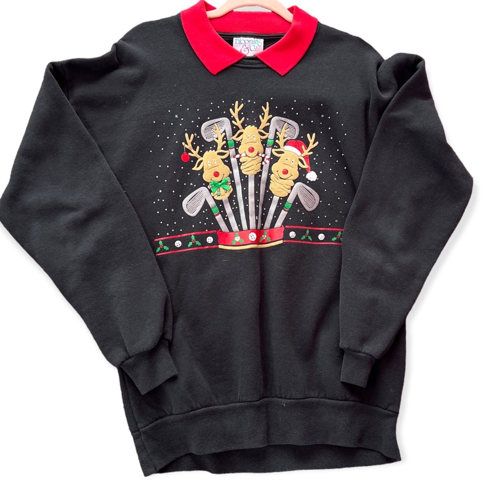 vintage x-mas reindeer crew